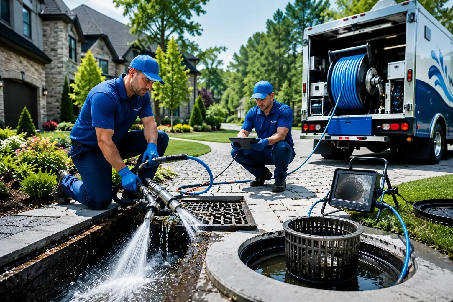 Local outdoor drain cleaning professionals in Blair, WI
