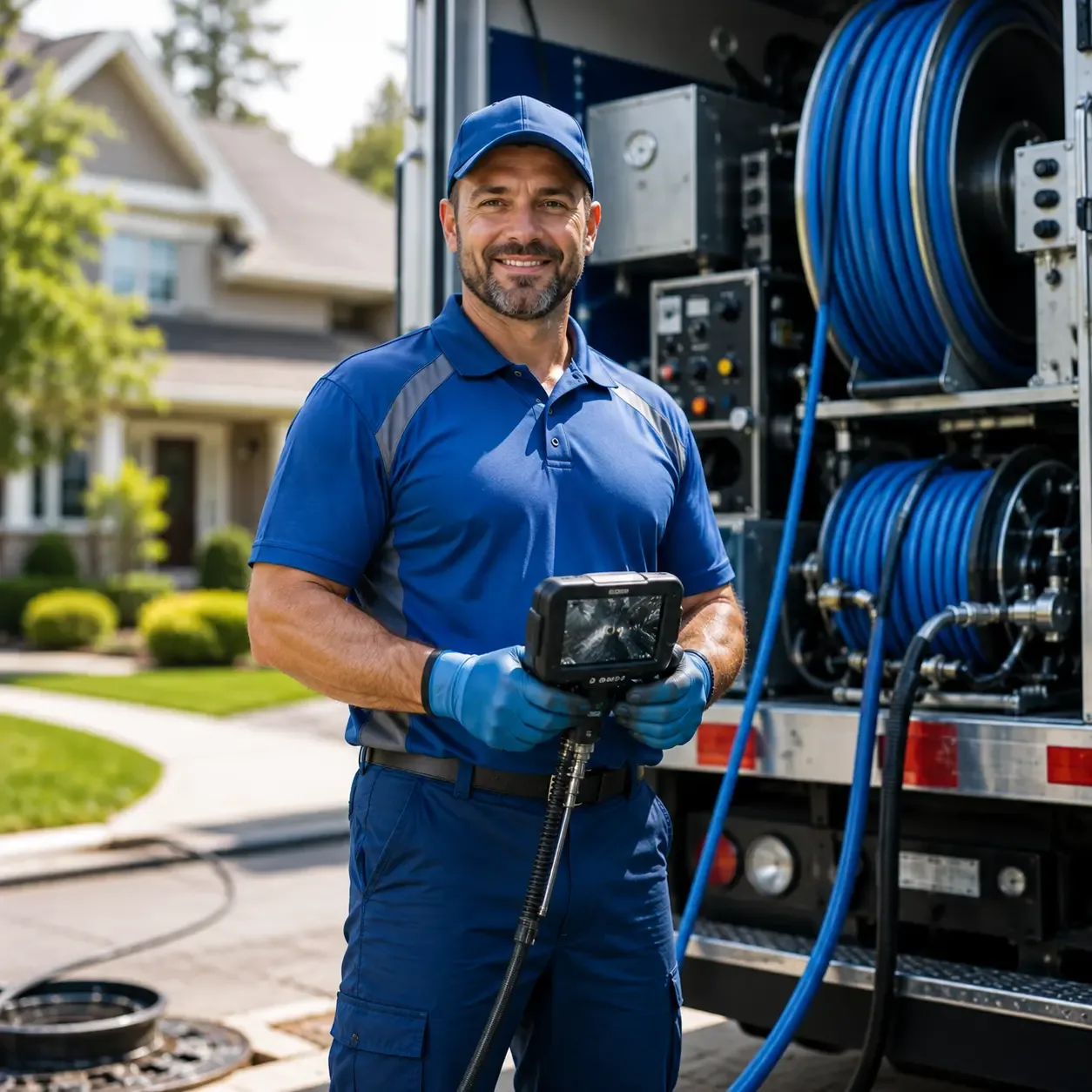 Local outdoor drain cleaning specialists in Blair, WI